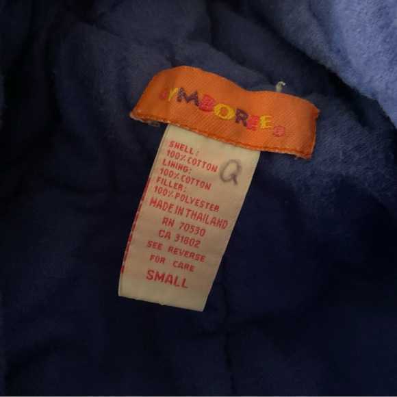 Vintage Gymboree Flower Print Hooded Snow Suit Coat S - Picture 8 of 8